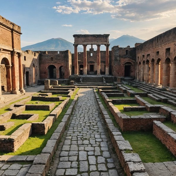 Comment organiser une visite des ruines romaines de Pompéi, Italie?