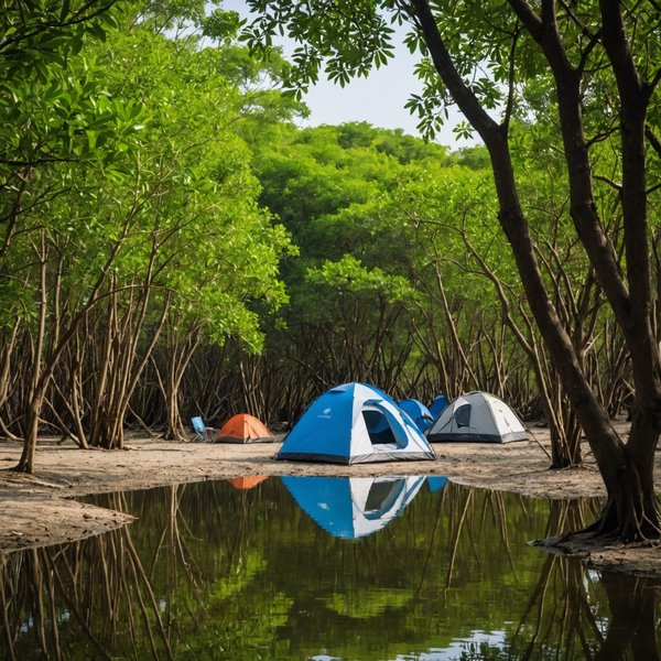 Quelles sont les meilleures pratiques pour camper en zone de mangroves en saison sèche?